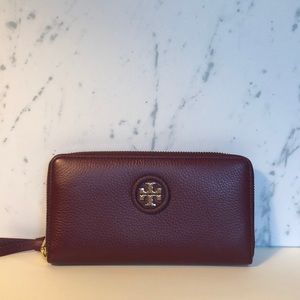 Tory Burch Maroon Wallet